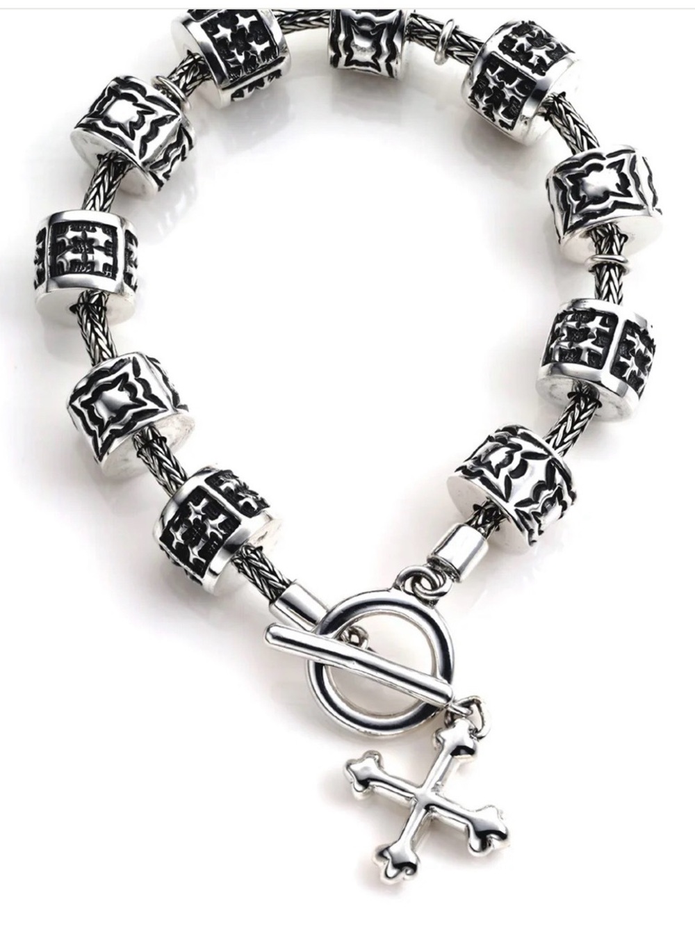 Sterling 925 Prayer Bracelet Charm Cynthia Gale Washington Nat’l Cathedral